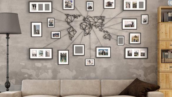 Cool Design Ideas Map Wall Art Diy Canvas Uk Etsy Antique Maps Pertaining To Cool Map Wall Art (View 15 of 20)