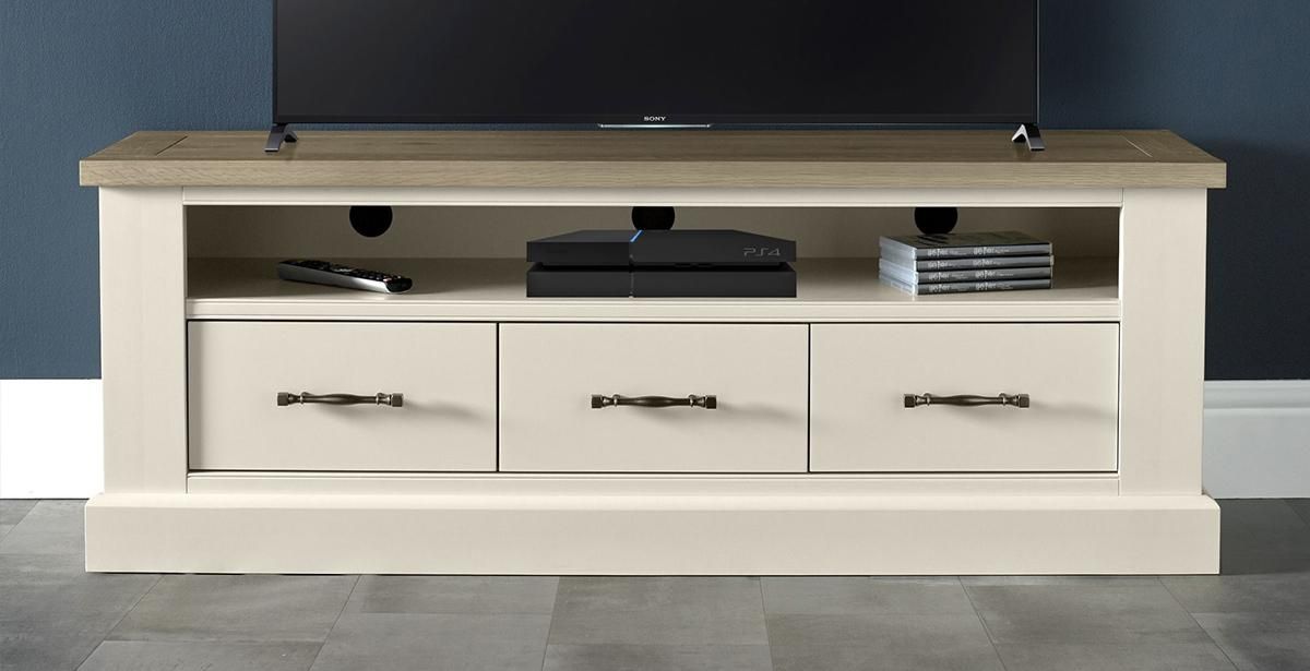 Fashionable White Painted Tv Cabinets Inside Tv & Hi Fi Units (Photo 5764 of 7825)
