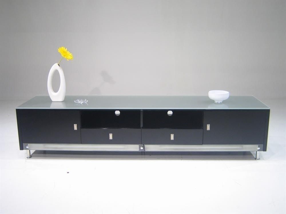 Favorite Shiny Black Tv Stands Intended For Contemporary Black High Gloss Tv Stand (Photo 5881 of 7825)