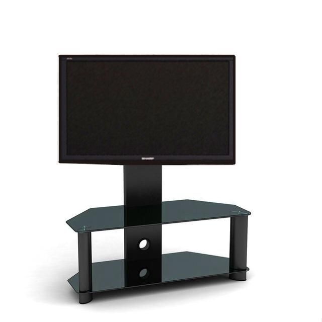 Most Recent Cheap Cantilever Tv Stands With Regard To Cantilever Glass Tv Stand With Bracket For Plasma Lcd Tv Living (Photo 5692 of 7825)