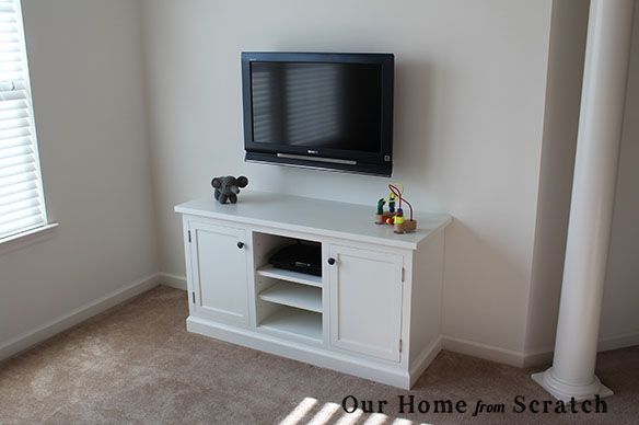 Well Known White Painted Tv Cabinets With Regard To Our Home From Scratch (Photo 5763 of 7825)