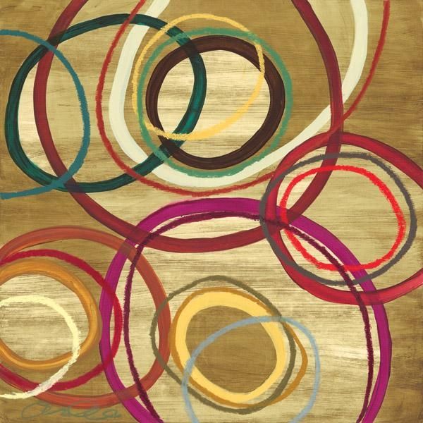 District17: Abstract Circles Ii Canvas Wall Art: Canvas Wall Art With Abstract Circles Wall Art (Photo 10 of 20)