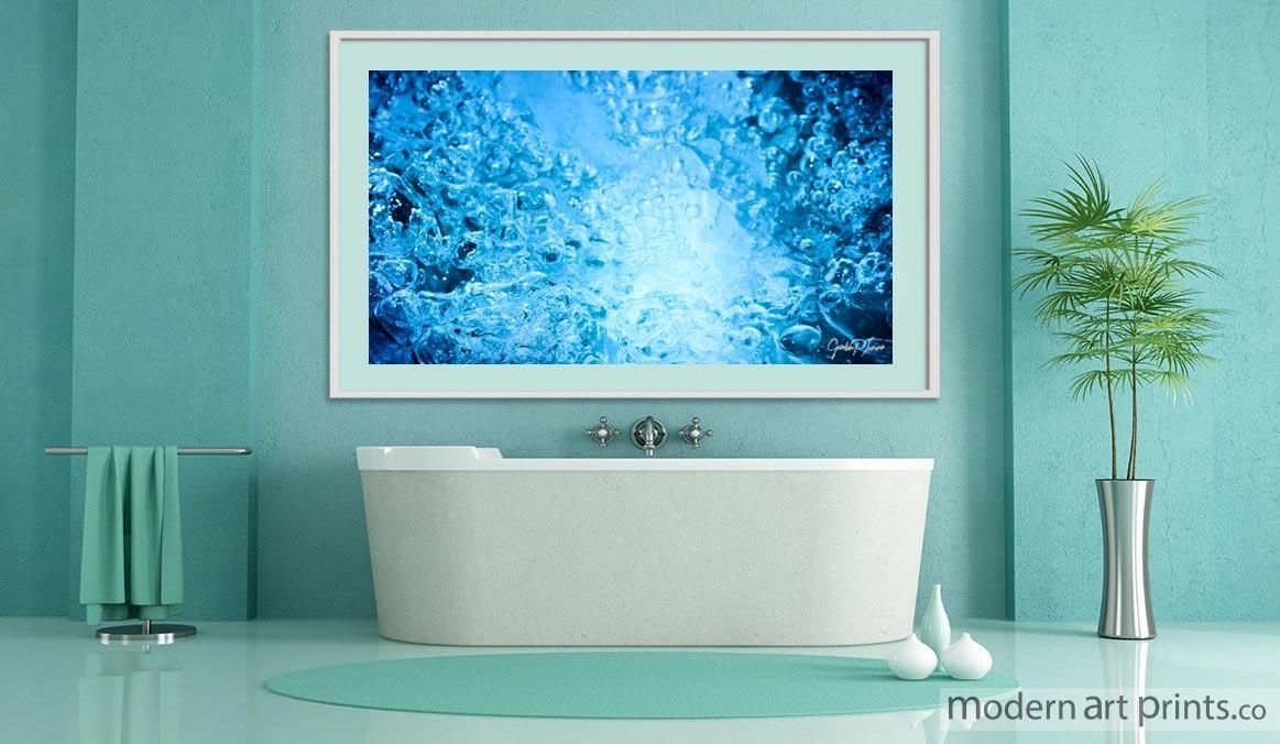 Incredible Modern Bathroom Artwork Modern Art Prints Framed Wall Regarding Abstract Wall Art For Bathroom (Photo 2 of 20)