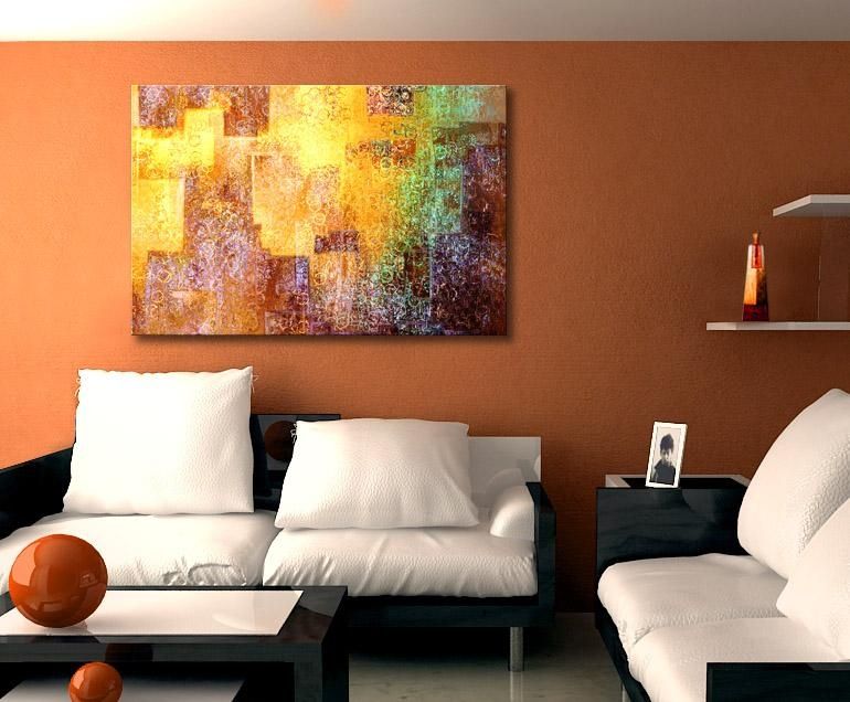 Kingdom Within" Abstract Art On Canvasjaison Cianelli | Art In Pertaining To Abstract Wall Art Prints (View 6 of 20)