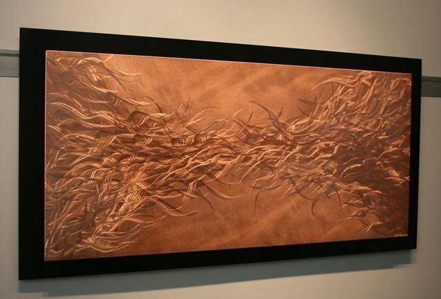 Featured Photo of 20 Photos Abstract Copper Wall Art