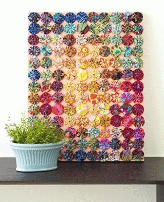 10 Modern And Simple Wall Decoration Ideas With Fabric Inside Floral Fabric Wall Art (View 8 of 15)
