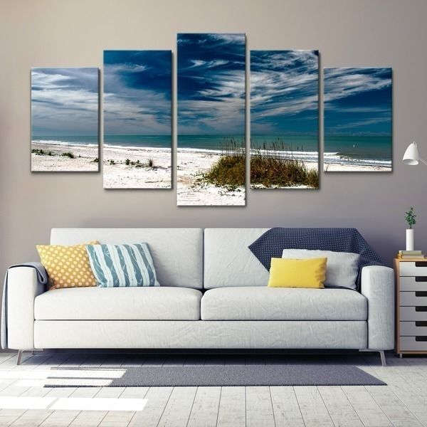 110 Best Quadros Compostos Images On Pinterest | Frames, Canvas Pertaining To Canvas Wall Art Beach Scenes (View 6 of 15)