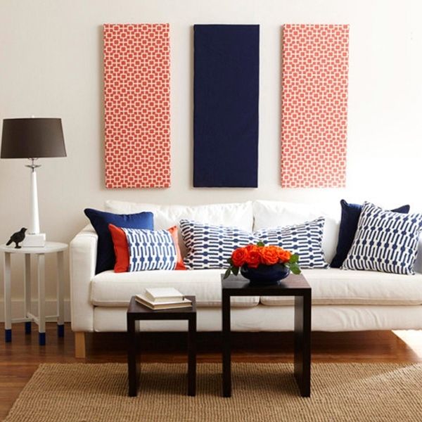 20 Easy Diy Art Projects For Your Walls Intended For Diy Framed Fabric Wall Art (View 14 of 15)