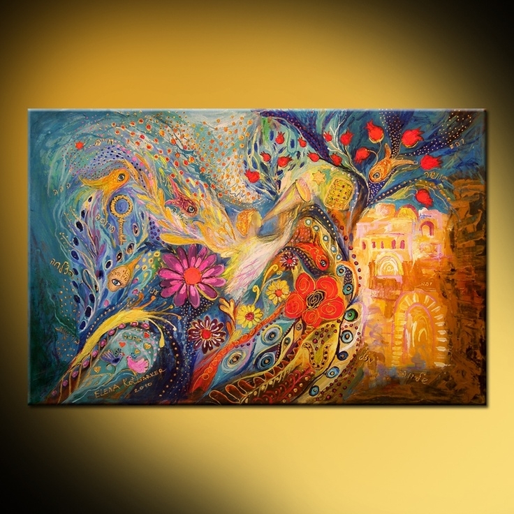 Featured Photo of Top 15 of Jewish Canvas Wall Art