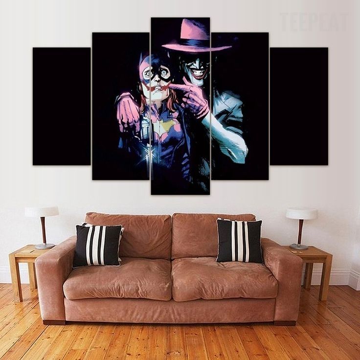 24 Best Joker Canvas Art Images On Pinterest | Painting Canvas Intended For Joker Canvas Wall Art (View 12 of 15)