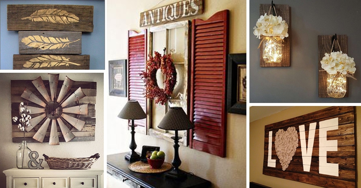 Featured Photo of 15 The Best Rustic Wall Accents