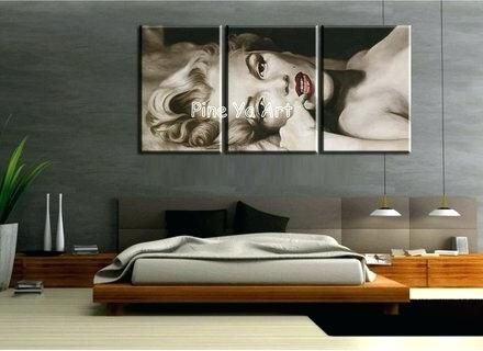 Abstract Art For Bedroom 3 Piece Modern Canvas Wall Art Triptych With Bedroom Canvas Wall Art (Photo 30 of 32)