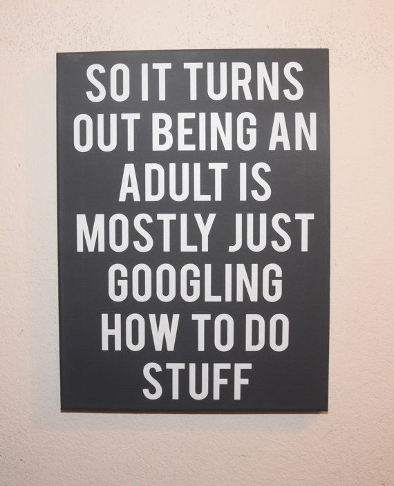 Adulting Sign Funny Quote Sign Canvas Wall Art Custom Intended For Canvas Wall Art Funny Quotes (Photo 3 of 15)