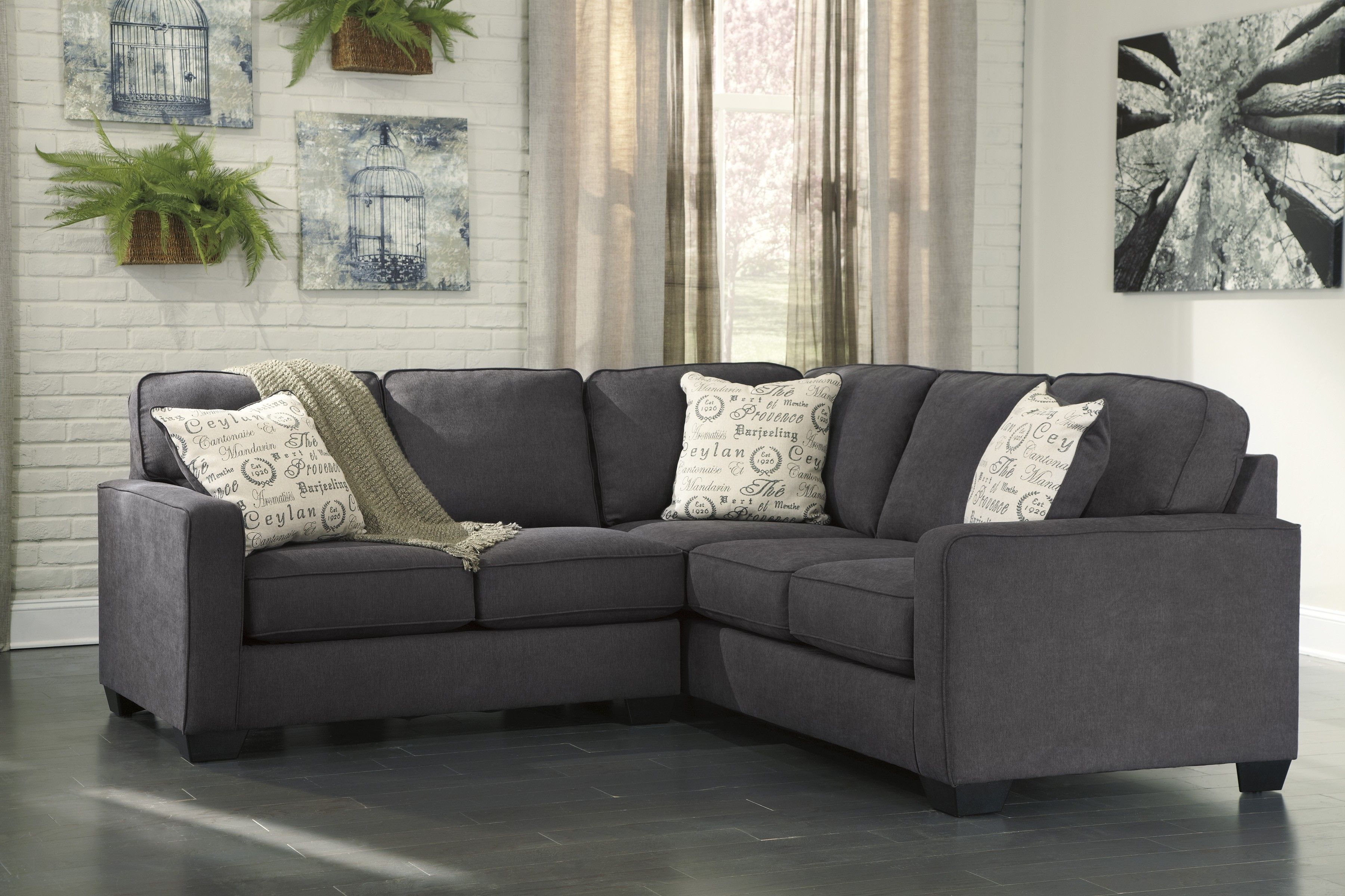 Alenya Charcoal 2 Piece Sectional Sofa For $ (View 2 of 10)