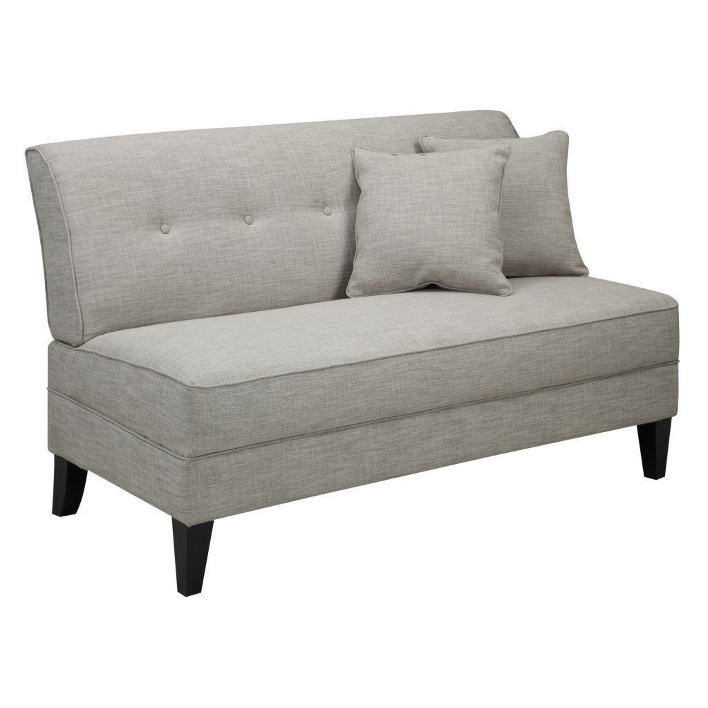 Armless Loveseats For Small Spaces | Eva Furniture In Small Armless Sofas (View 1 of 10)
