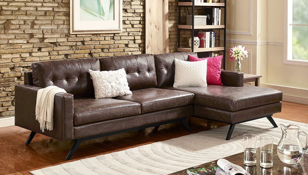 Best Sectional Sofas For Small Spaces – Overstock Regarding Sectional Sofas For Small Places (Photo 1 of 10)