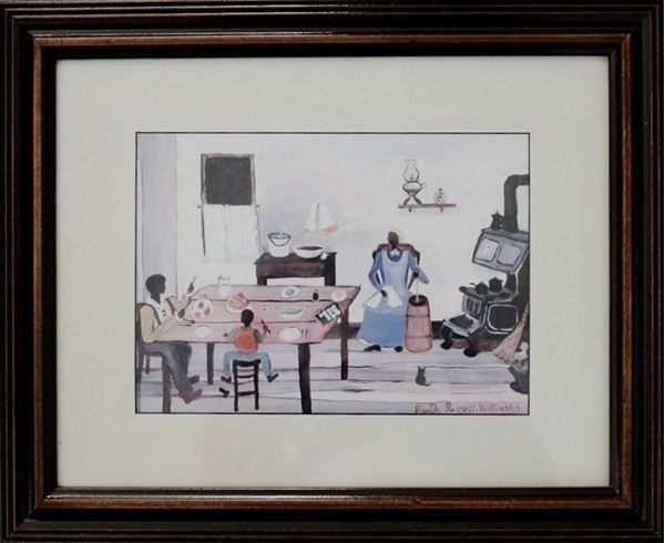 Black Folk Art Baptismal |  Art / Ruth Russell Williams Framed Pertaining To American Folk Art Framed Prints (Photo 1 of 15)