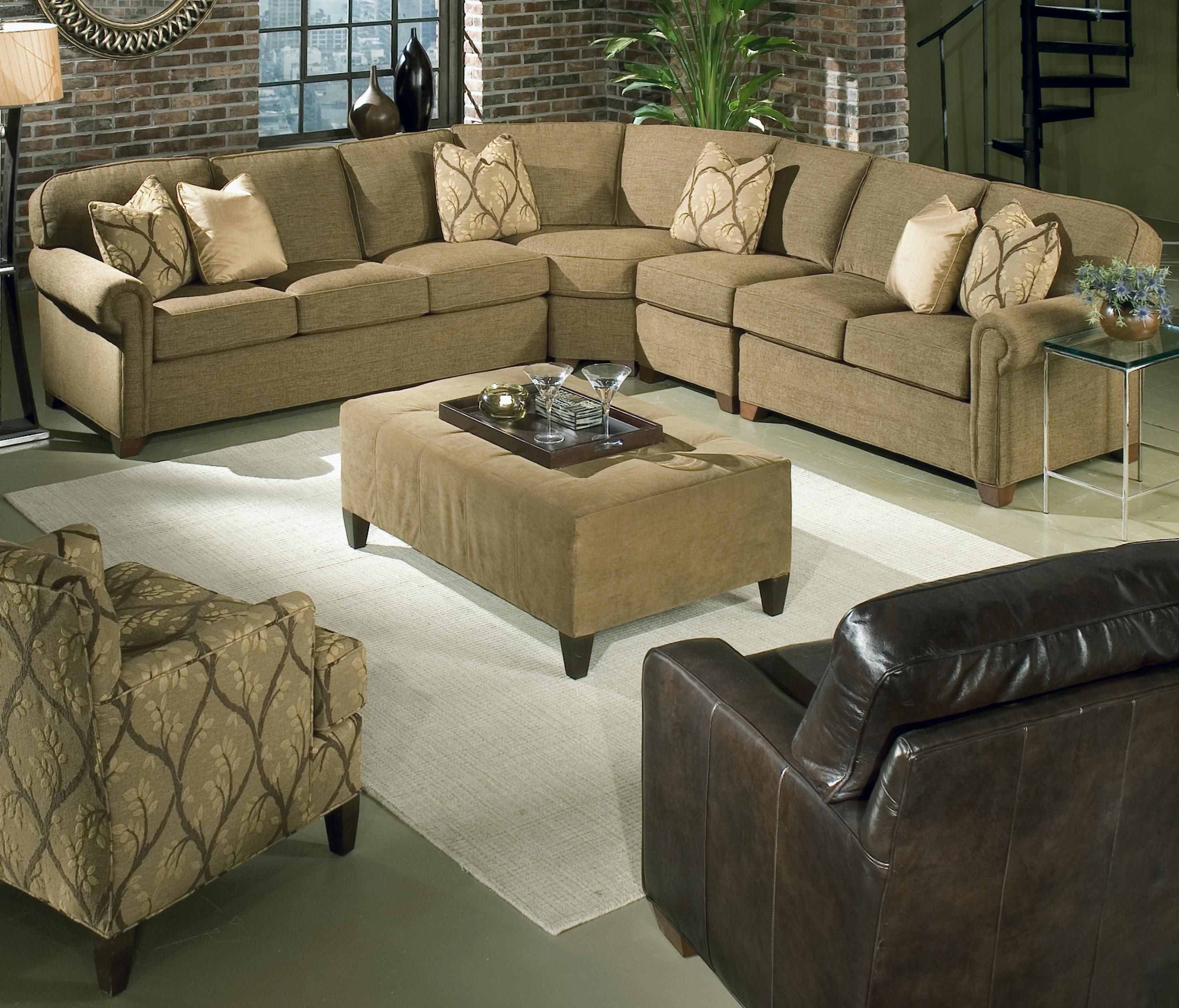 Brighton 4 Piece Sectionalking Hickory | All Things Softball Within Johnson City Tn Sectional Sofas (View 1 of 10)