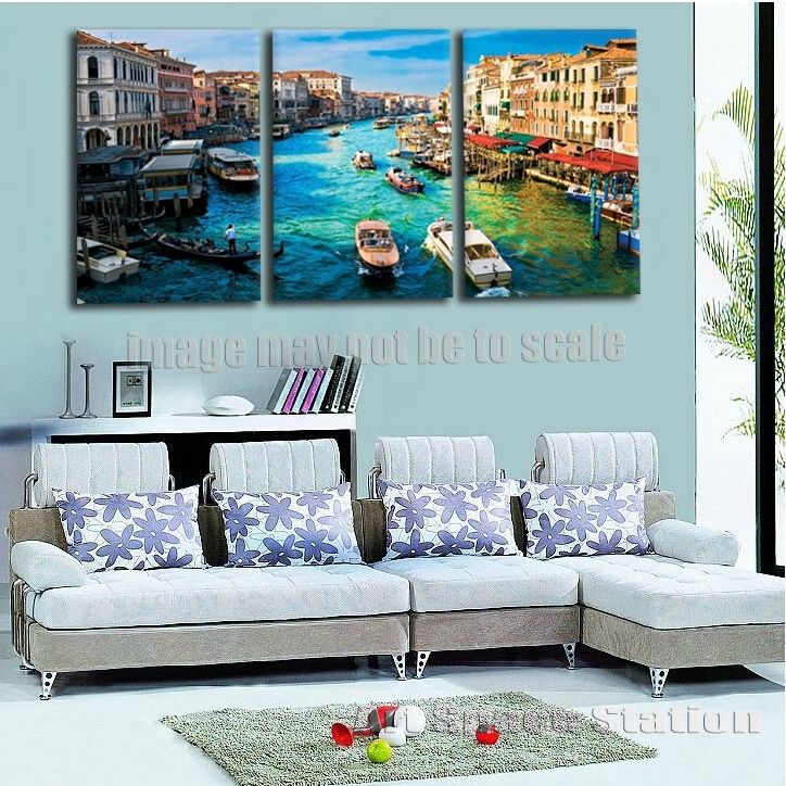 Canvas Art Print Venice Italy Grand Canal From Rialto Bridge For Canvas Wall Art Of Italy (View 12 of 15)