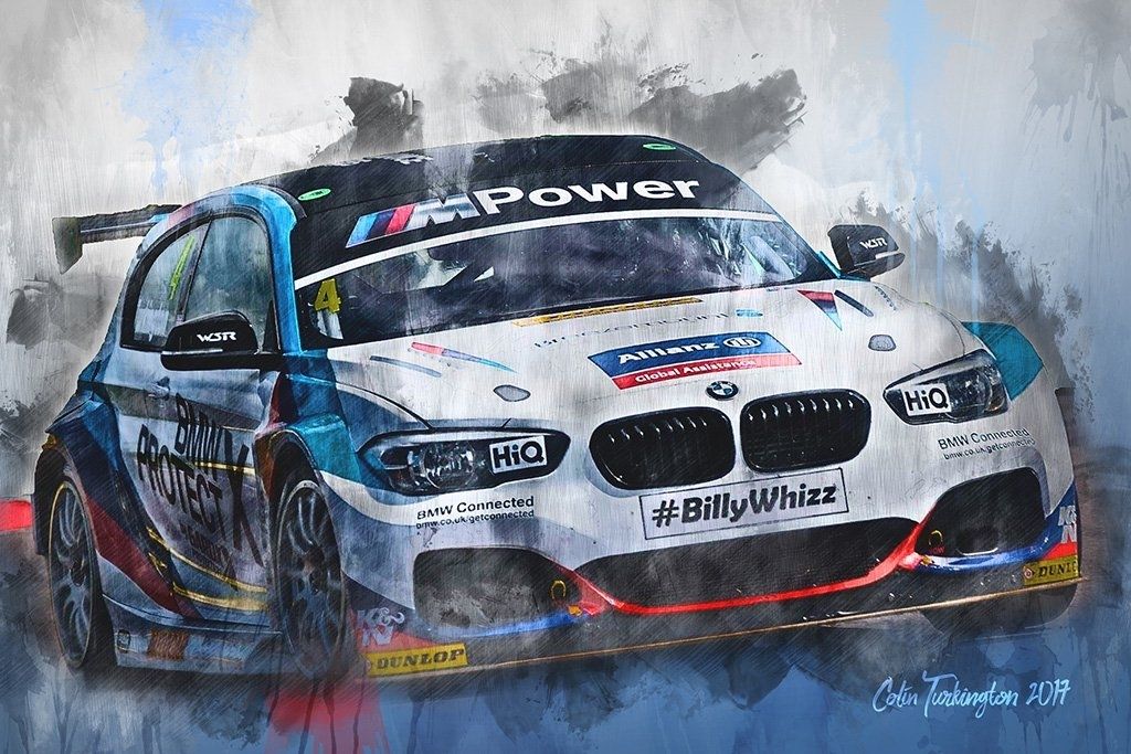 Colin Turkington | Canvas Wall Art Print | Btcc | Motorsport Art With Bmw Canvas Wall Art (Photo 13 of 15)