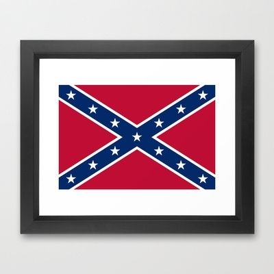 Confederate Flag Framed Art Print | Redneck Stuff | Pinterest | Flags Inside Confederate Framed Art Prints (View 4 of 15)