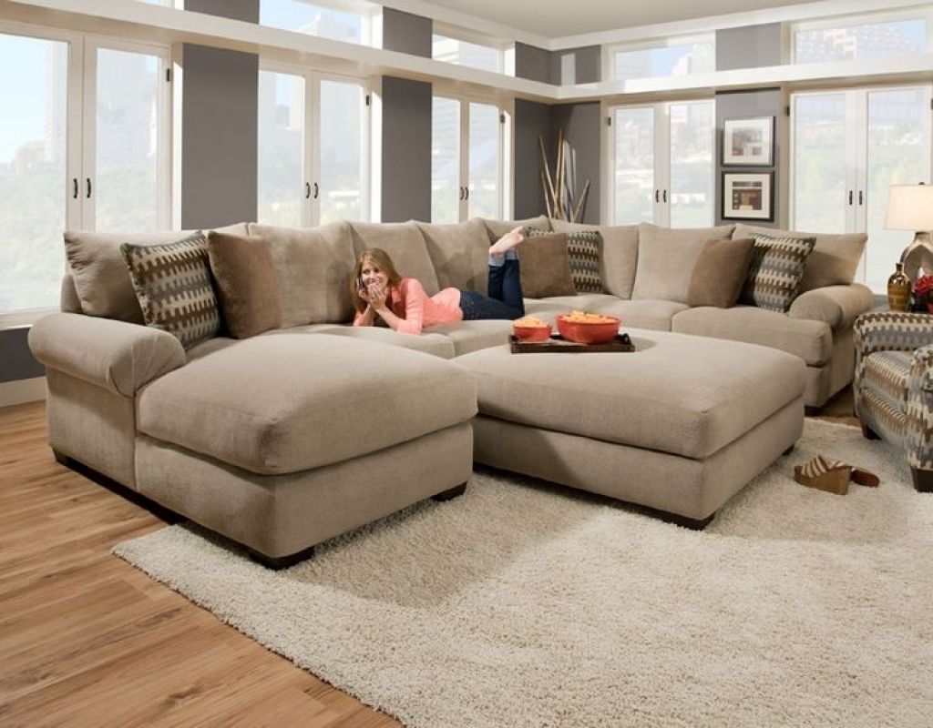Cozy Oversized Sectional Sofa — Awesome Homes : Super Comfortable Pertaining To Oversized Sectional Sofas (Photo 6110 of 7825)