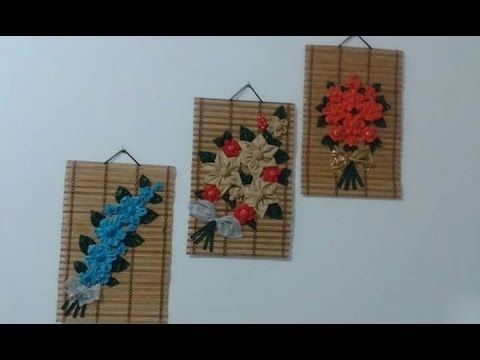 Diy Home Decor : How To Make Fabric Flower For Wall Decor + Easy Inside Diy Fabric Flower Wall Art (View 11 of 15)