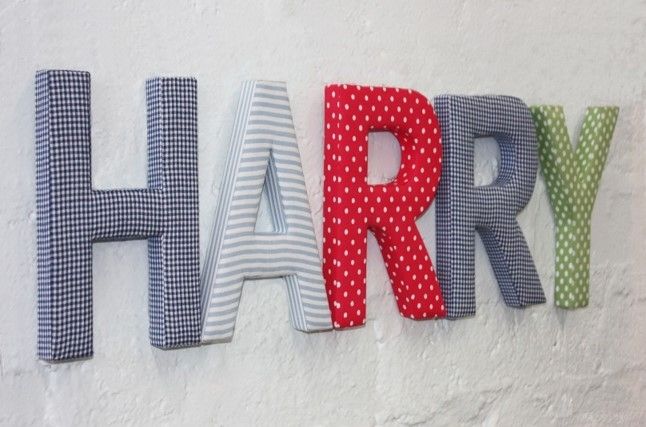 Fabric Letters – And How To Hang Them In 15 Minutes! Pertaining To Fabric Wall Art Letters (View 2 of 15)