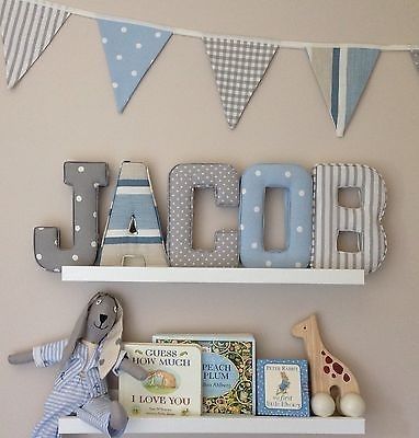 Featured Photo of  Best 15+ of Fabric Name Wall Art