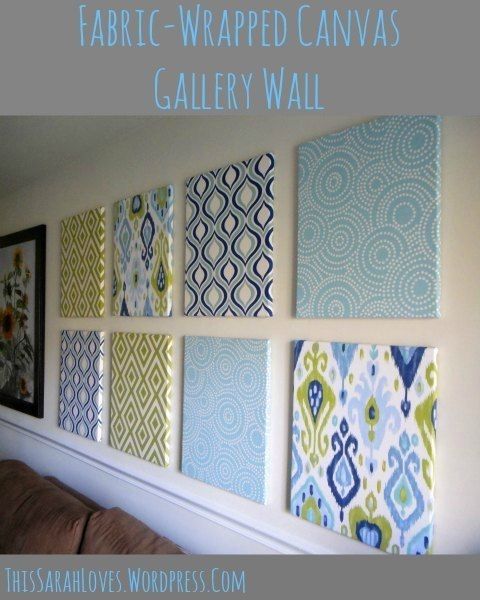 Fabric Wrapped Canvas Wall Gallery | Wrapped Canvas, Canvases And Inside Fabric Wrapped Canvas Wall Art (Photo 1 of 15)