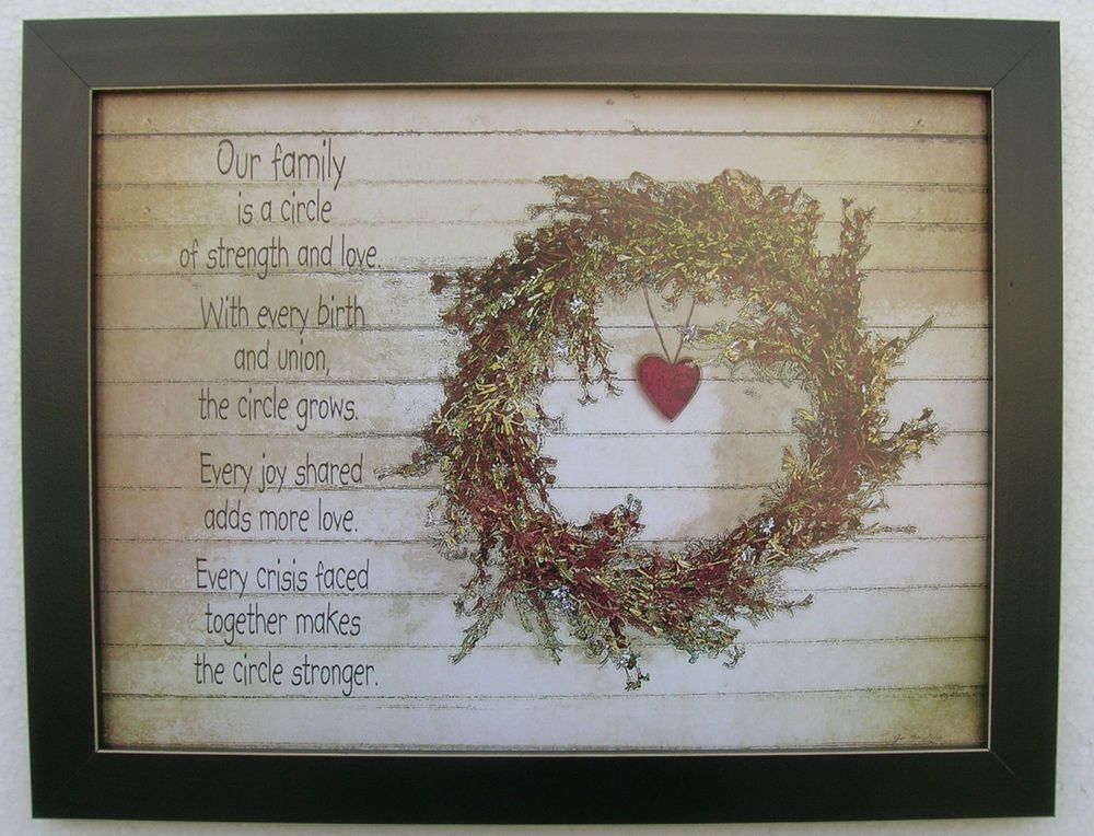 Family Pictures Wreath Star Primitive Prints Framed Country Inside Framed Country Art Prints (View 6 of 15)
