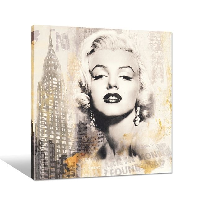 Famous Marilyn Monroe Canvas Pop Art Gallery Wrap Giclee Printing With Regard To Famous Art Framed Prints (View 14 of 15)