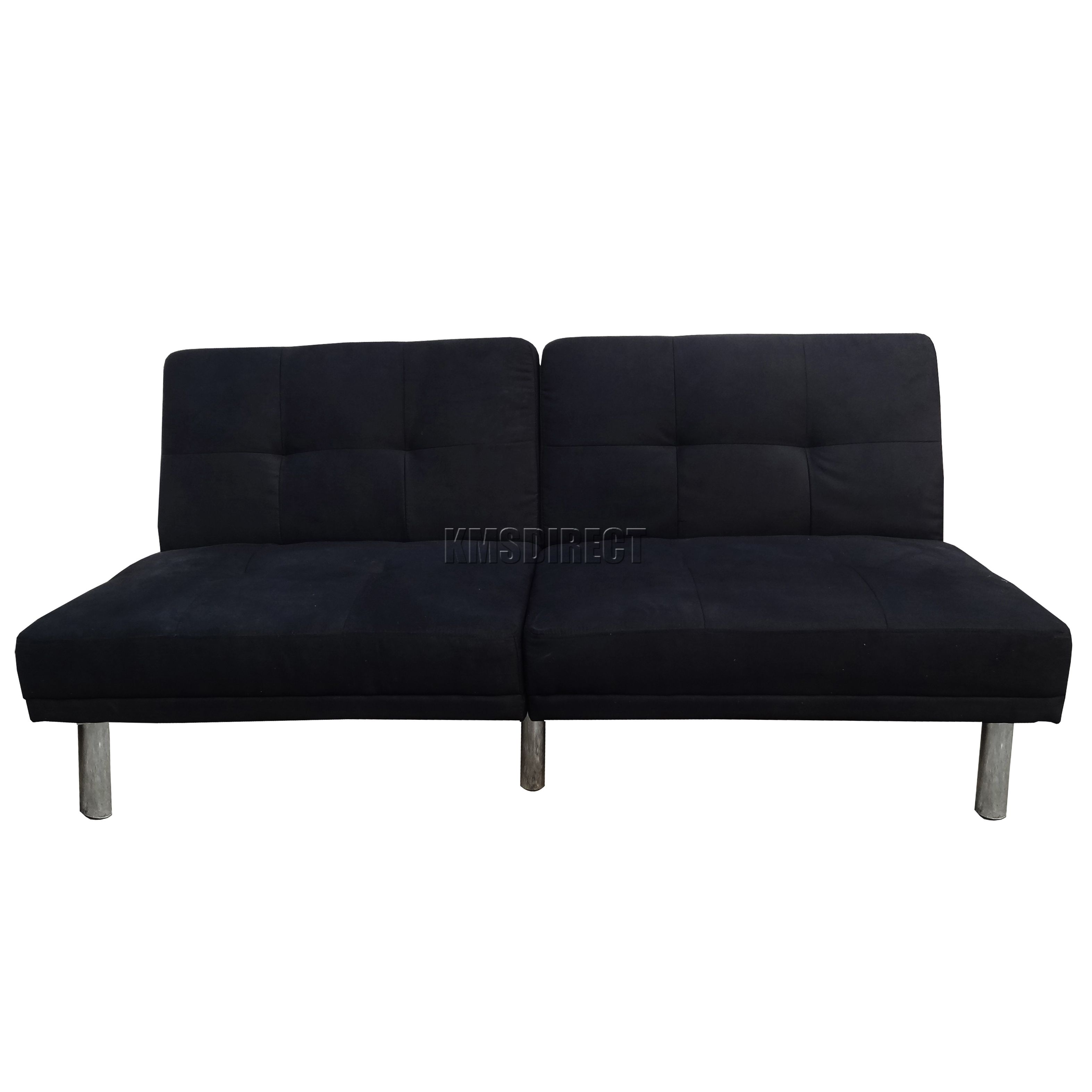Foxhunter Fabric Faux Suede Sofa Bed Recliner 2 Seater Living Room For Faux Suede Sofas (View 4 of 10)
