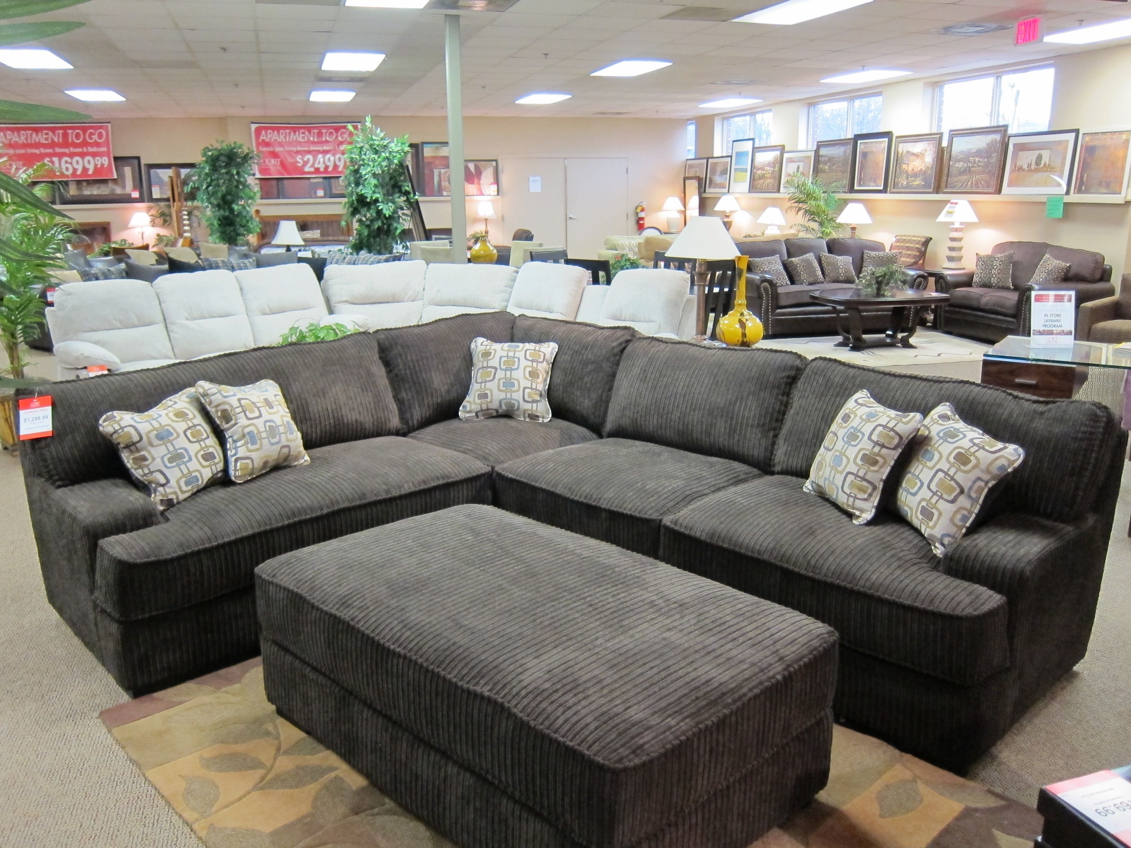 High Tech Wayfair Sectionals Sofas Oversized That Are Ready For Pertaining To Sectional Sofas With Oversized Ottoman (Photo 6230 of 7825)