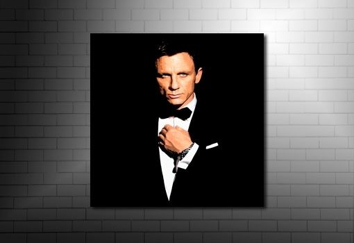 James Bond Canvas Print Intended For James Bond Canvas Wall Art (View 1 of 15)