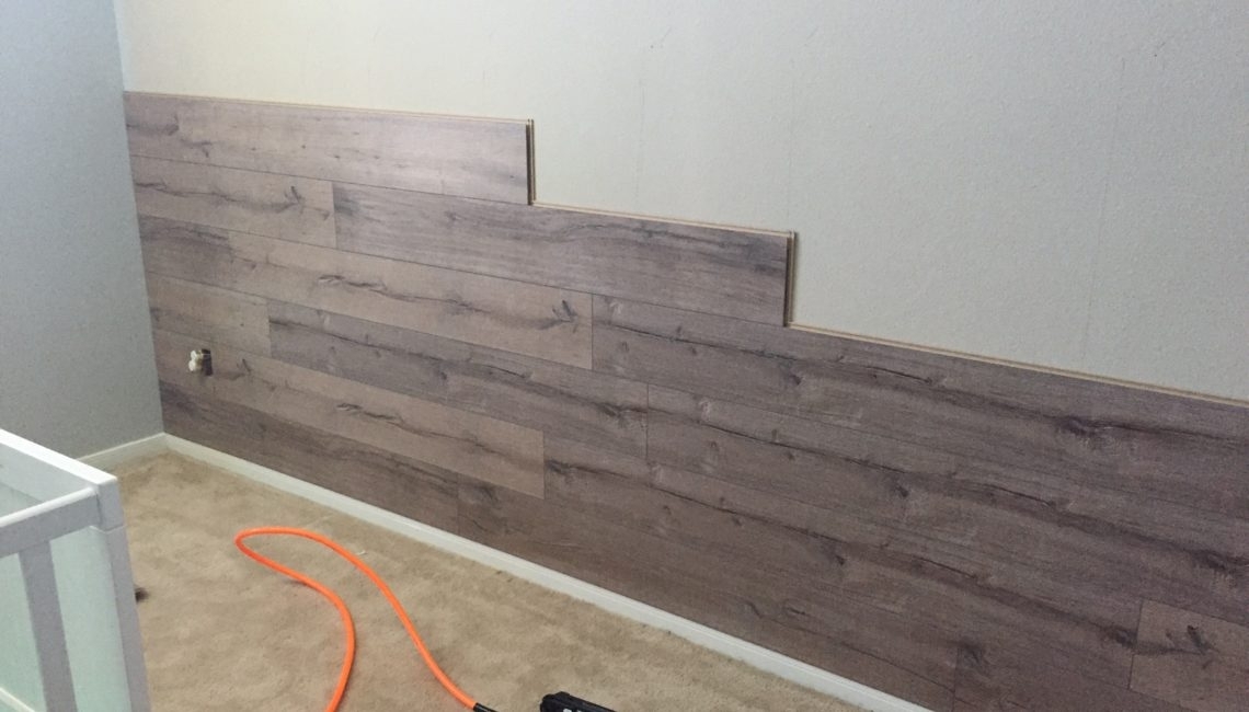 Laminate Accent Wall Tutorial – Every Year Gets Better In Wall Accents With Laminate Flooring (Photo 1 of 15)