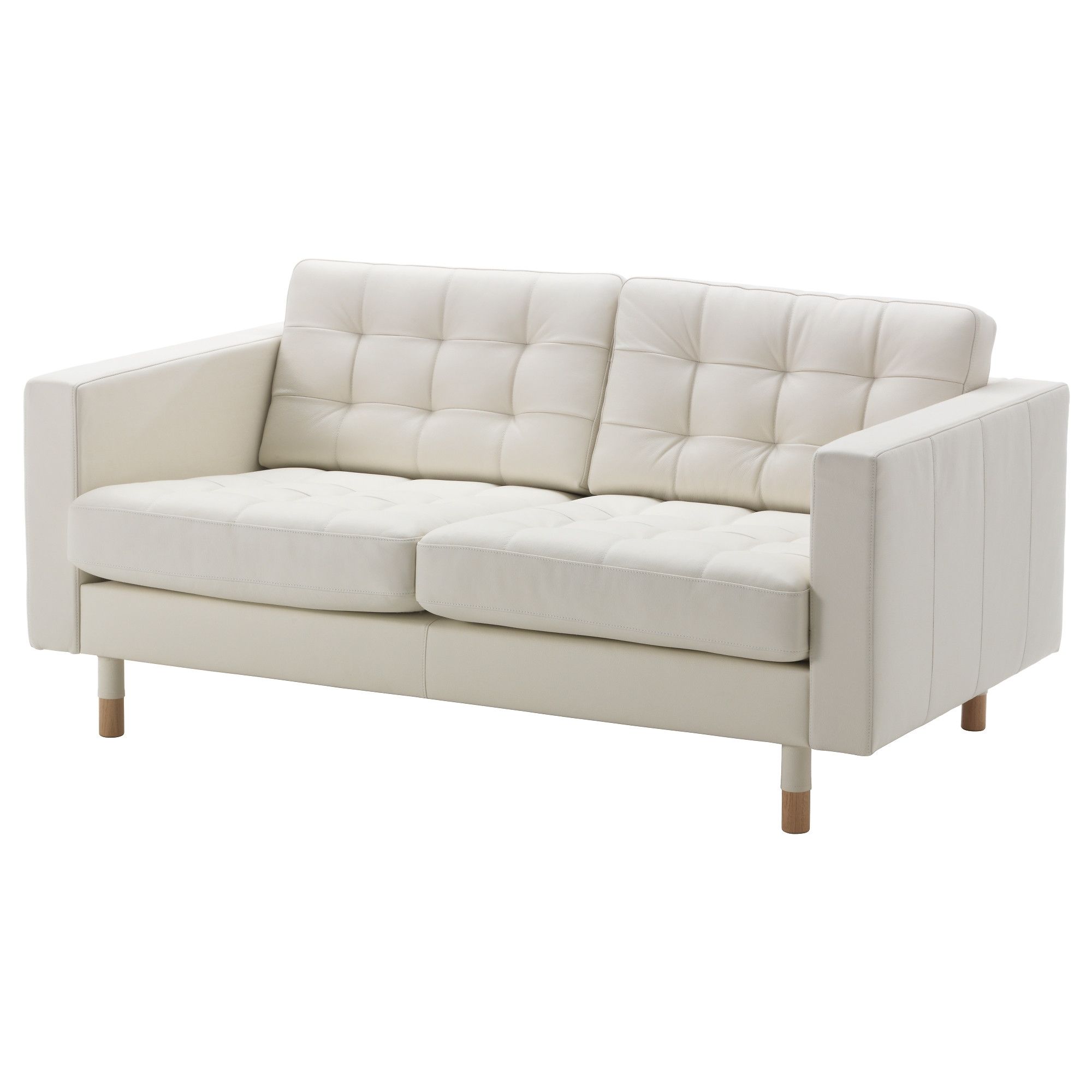 Landskrona Loveseat – Grann/bomstad White, Wood – Ikea For Ikea Small Sofas (View 7 of 10)
