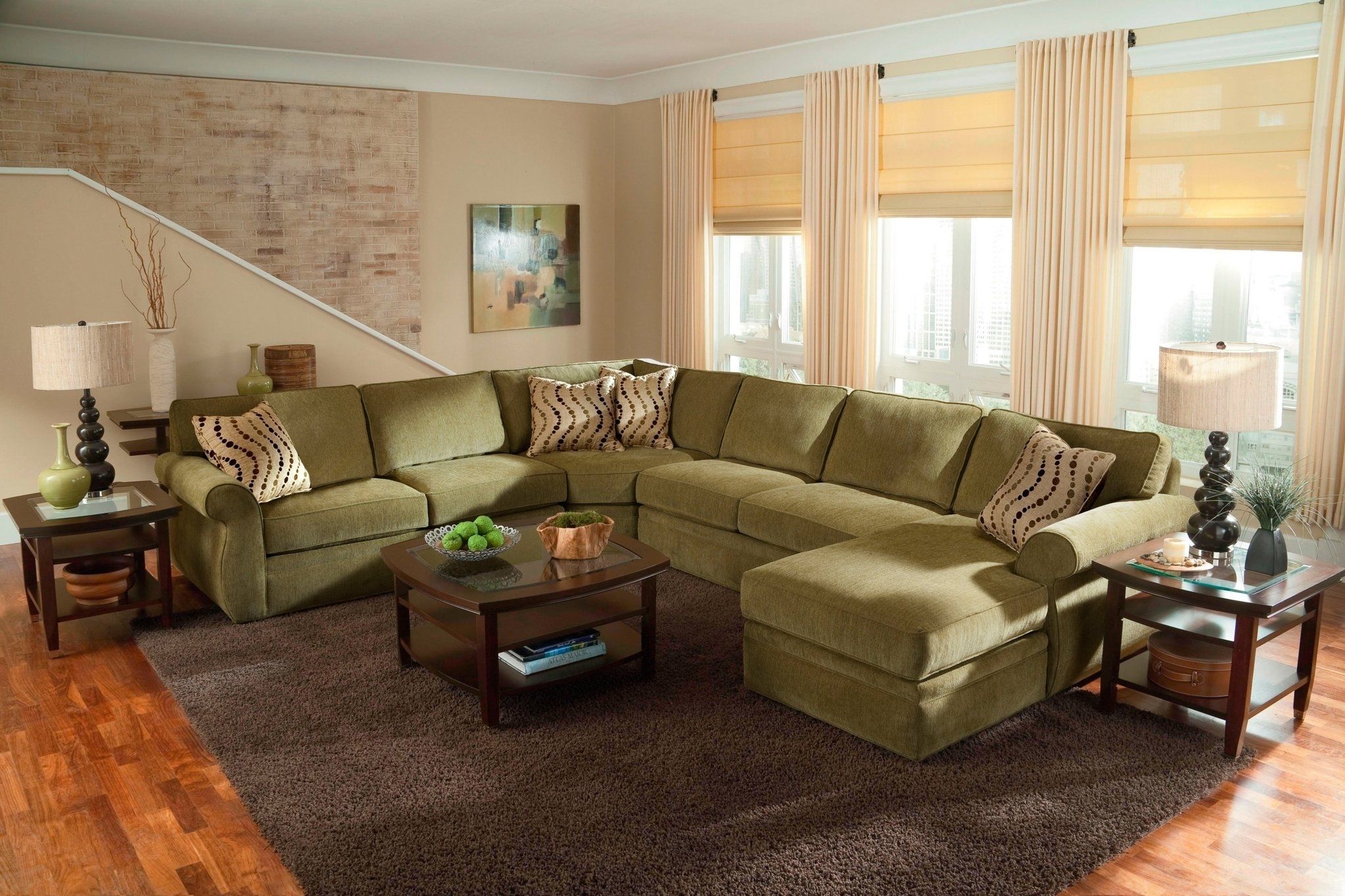 Large Scale U Shaped Sectional Sofa Set | Many Fabric Options 11410 With Big U Shaped Sectionals (View 2 of 10)
