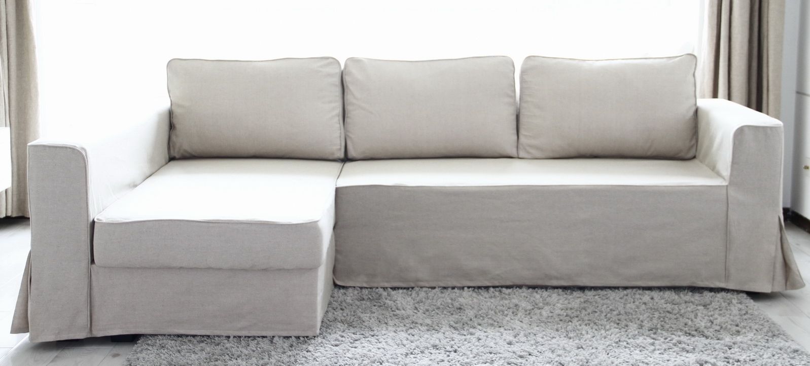 Loose Fit Linen Manstad Sofa Slipcovers Now Available Regarding Manstad Sofas (Photo 6141 of 7825)