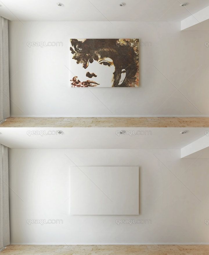 Mock Up – Art Wall – Canvas | Qeaql Inside Mockup Canvas Wall Art (View 11 of 15)