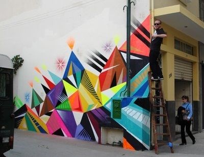 Mural Abstract Wall Art Design Ideas | Art: Street | Pinterest Intended For Abstract Graffiti Wall Art (View 2 of 15)