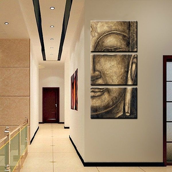 Oem Customized Framed Canvas Art Prints Buddha Wall Art Canvas With Johannesburg Canvas Wall Art (Photo 2 of 15)
