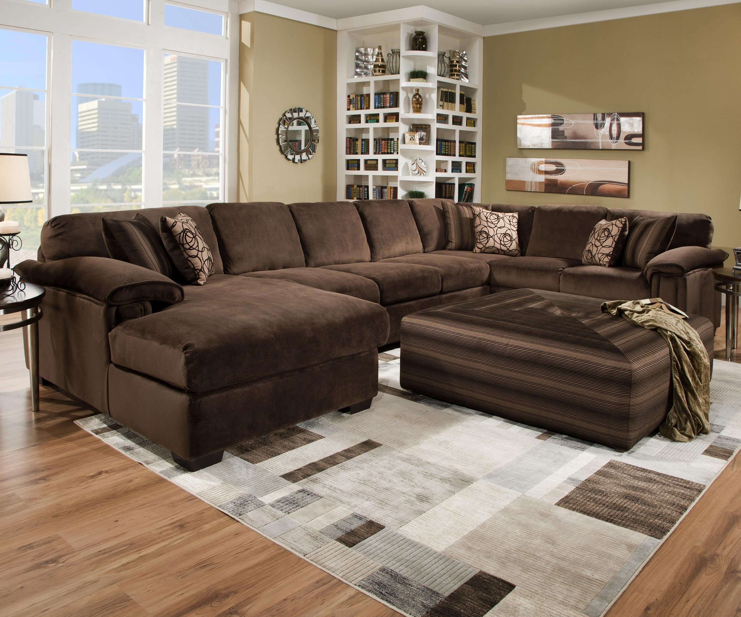 Oversized Ottoman Coffee Tables Intended For Sectional Sofas With Oversized Ottoman (Photo 6229 of 7825)