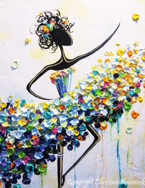 Pinmichelle Nixon On Pictures | Pinterest | Dance Paintings Throughout Joy Canvas Wall Art (View 10 of 15)