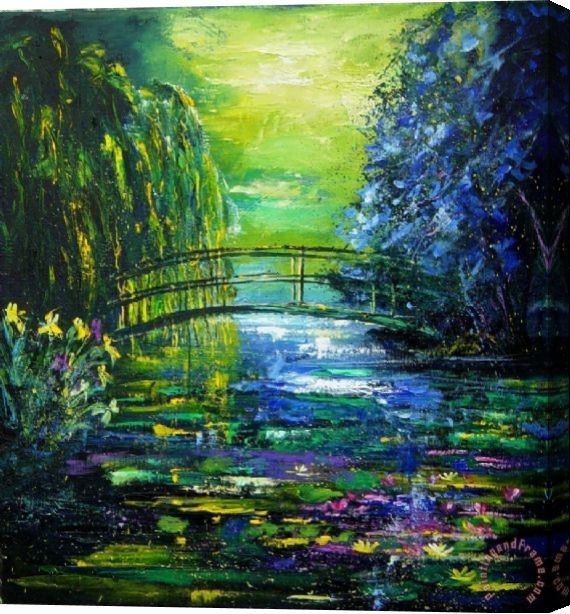 Pol Ledent After Monet Stretched Canvas Print / Canvas Art For With Regard To Monet Canvas Wall Art (View 2 of 15)