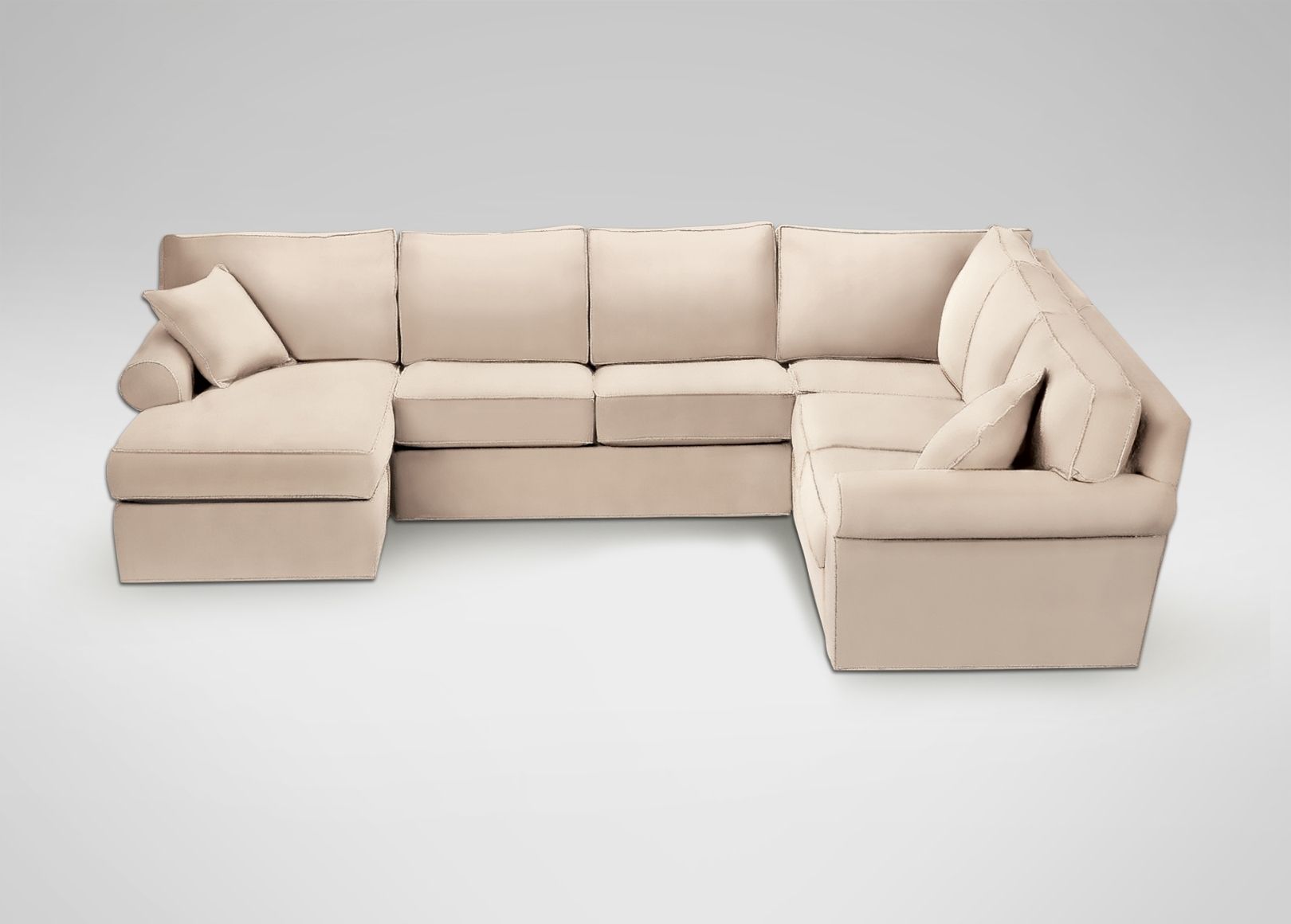Retreat Roll Arm Sectional With Chaise | Sectionals Within Sectional Sofas At Ethan Allen (Photo 1 of 10)