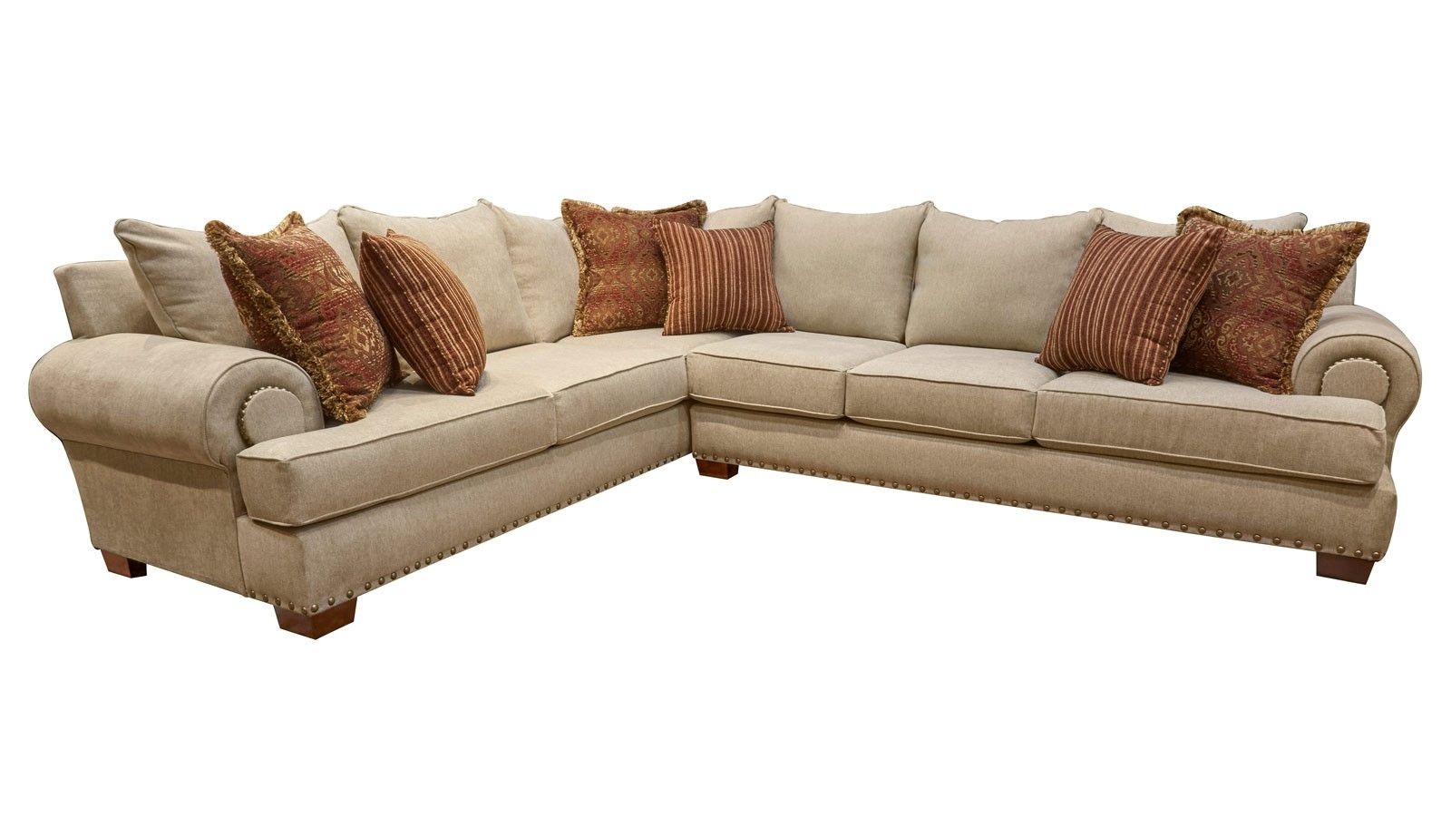 Rice Laf Sectional | Gallery Furniture Intended For Gallery Furniture Sectional Sofas (Photo 4 of 10)