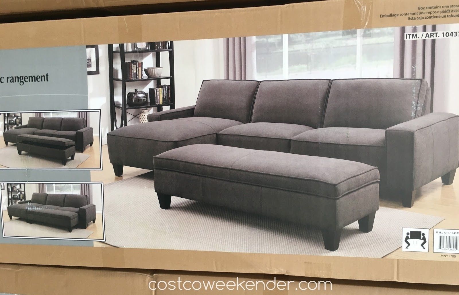 Sectional Sofa Design: Sectional Sofa With Chaise Costco Ikea In Sectional Sofas With Storage (Photo 6192 of 7825)