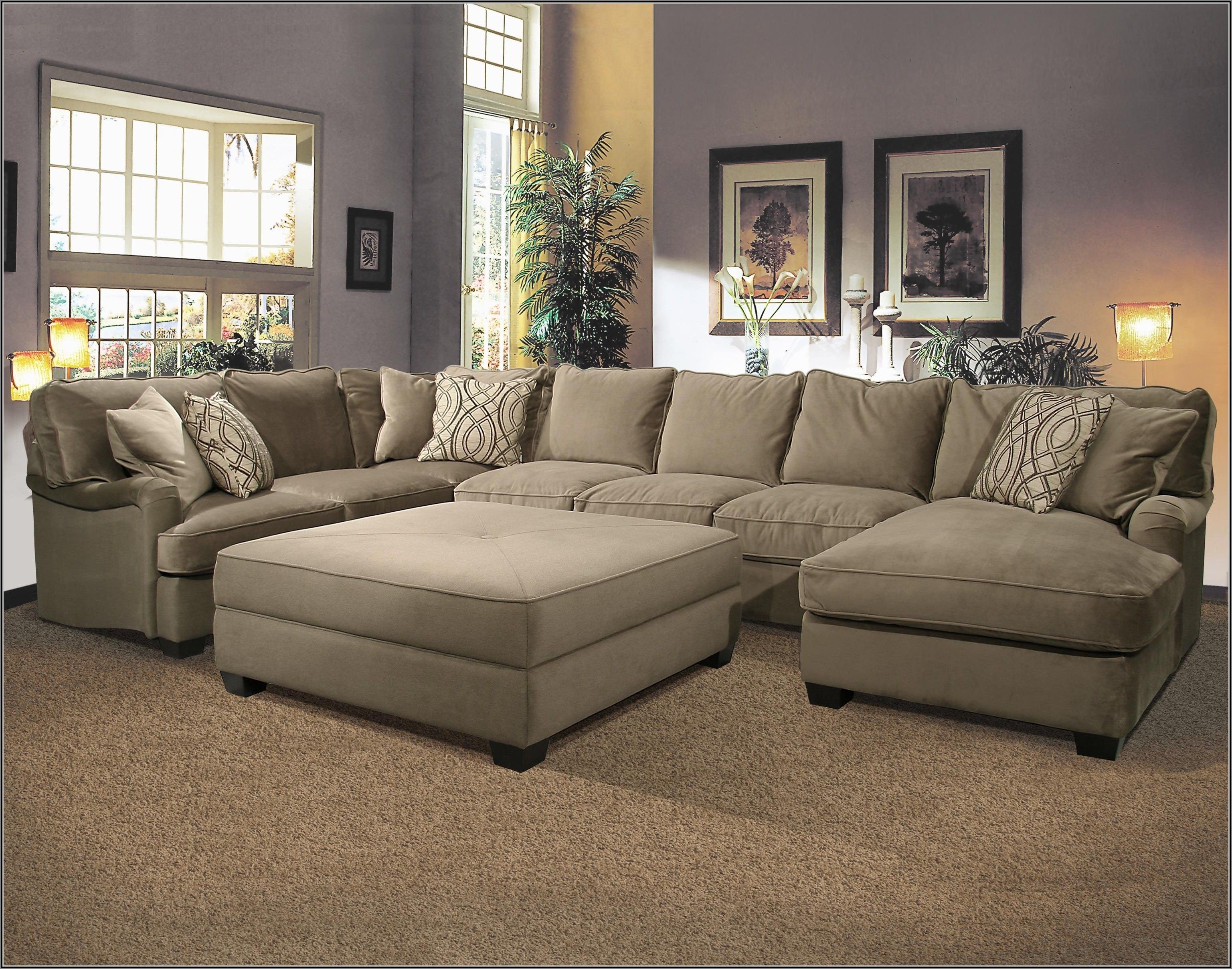 Sectional Sofa With Ottoman – 28 Images – Large Sectional Sofa With Within Sectional Sofas With Oversized Ottoman (Photo 6225 of 7825)