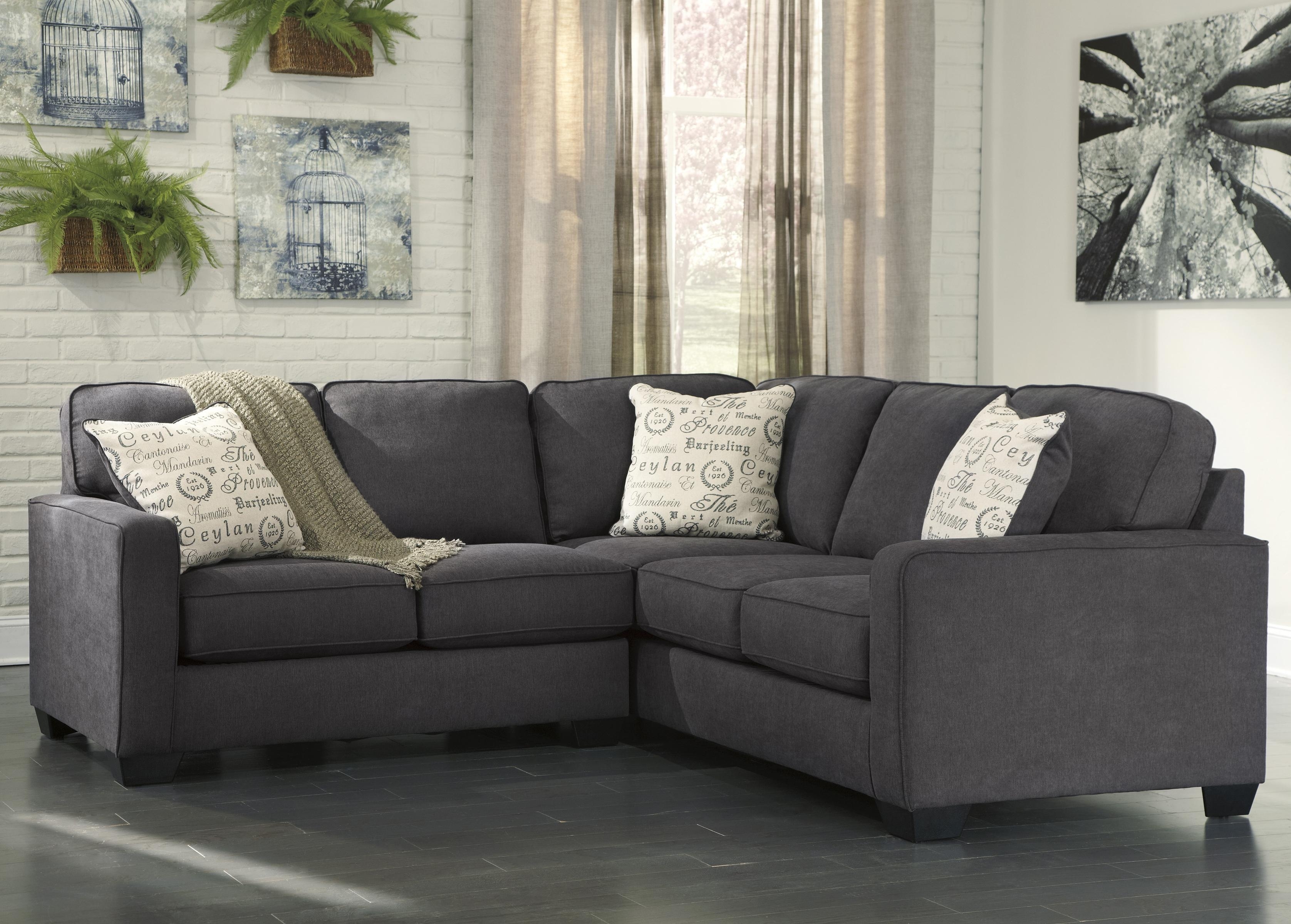 Signature Designashley Alenya – Charcoal 2 Piece Sectional With For East Bay Sectional Sofas (Photo 1 of 10)